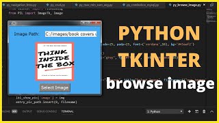 Python  How To Browse and Display Image in a label Using Filedialog In Tkinter  With Source Code [upl. by Bernice12]