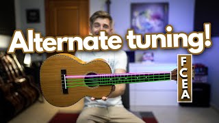 Beautiful ALTERNATE TUNING on Tenor UKULELE [upl. by Malissia]