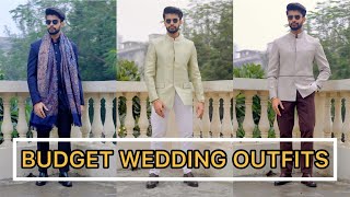 WEDDING OUTFIT IDEAS IN BUDGET 2021  INDIAN MENS WEDDING OUTFIT IDEAS [upl. by Anaic]