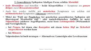 Epilepsie II fokale und generalisierte Anfälle Status epilepticus [upl. by Lear951]