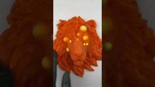 PART 3 Lion 🦁 making pimplesatisfying asmr satisfying pimplepopping pimplepoping relax [upl. by Eetsirhc]