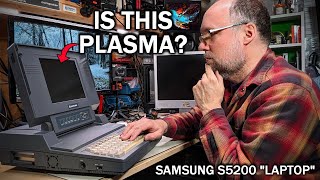 Does this dead quotlaptopquot have a gas plasma display Lets try to revive it to find out Samsung S5200 [upl. by Huber]