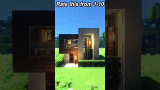 Minecraft Modern house shorts minecraft minecraftbuilding [upl. by Nylsoj]