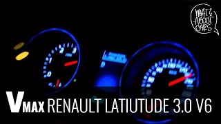 Renault Latitude 30 v6 dci acceleration [upl. by Salman]