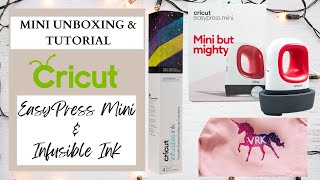 CRICUT INFUSIBLE INK ON COTTON l DOES IT WORK l EasyPress Mini Unboxing l Cricut Tutorial [upl. by Dominica465]