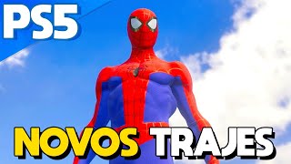 OS 8 NOVOS TRAJES DE MARVEL SPIDER MAN 2 [upl. by Acirderf]