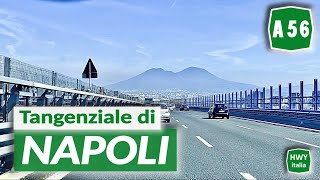 A56 Tangenziale di NAPOLI  Pozzuoli  Capodichino  Autostrada del Sole  Percorso completo [upl. by Joost]