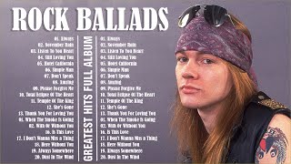 Rock Ballads 70s 80s 90s  The Best Of Rock Balldas Songs Of All Time [upl. by Devonna]