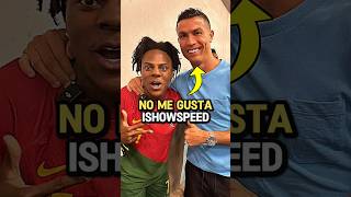 Ronaldo odia a IShowSpeed 😭  ¡Tienes que verlo 🔥  shorts ronaldo [upl. by Iglesias]