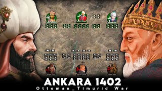 The Battle of Ankara 1402 AD  OttomanTimurid War [upl. by Malamud20]