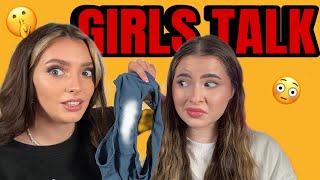 WAS IST DAS WEISSE IN DER UNTERHOSE😳  Girls Talk Folge 2 mit ​⁠beautybenzz [upl. by Supat]