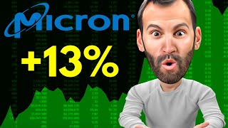 Micron Stock Is Soaring After Earnings [upl. by Ahcarb]