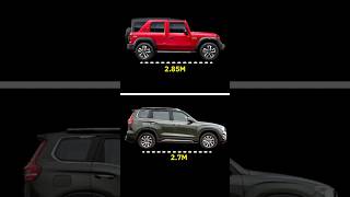 Thar Roxx vs Scorpio N Comparison  shorts scorpion tharroxx mahindra [upl. by Bekelja971]