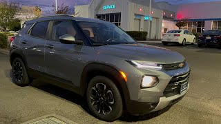 2023 Chevrolet Trailblazer LT Sterling Gray Metallic Night Walk [upl. by Britni]