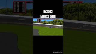 Nr2003 MENCS 2018 nascar nr2003 racing crash [upl. by Linoel500]