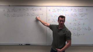 Calculus 2 Lecture 67 Evaluating Limits of Indeterminate Forms [upl. by Collin]