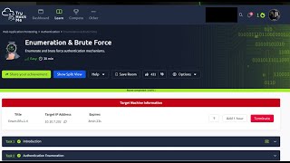 TRYHACKME Enumeration and Brute Force [upl. by Agan504]