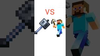 Minecraft mace vs Steve edit memes editanime trending trendingshorts minecraft gaming [upl. by Euhsoj]