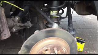 Mazda MX5 Mk3 rear brake disc back plate replacement the easy way [upl. by Mann]