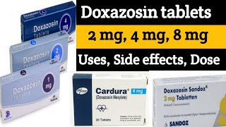 DOXAZOSIN  Medication for Enlarged Prostates amp High Blood Pressure  Dose Side Effects amp More [upl. by Morissa162]