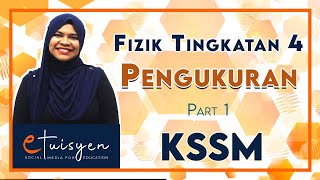 TINGKATAN 4 FIZIK KSSM  Bab 1 Pengukuran Part 1 [upl. by Hallutama]