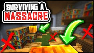 SURVIVING A MASSACRE Minecraft Hide and Seek [upl. by Lilaj]