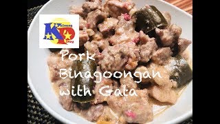 Pork Binagoongan with Gata [upl. by Adall]