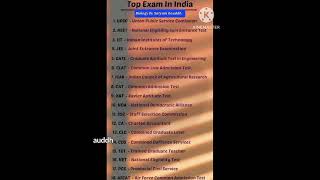 Top EXAM in india and all EXAM questionsUPSCmotivationm8m [upl. by Blanchard]