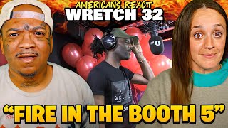 🔥👀 Americans React To Wretch 32  Fire In The Booth 5 Reaction [upl. by Say684]