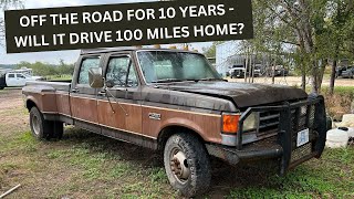 Crew Cab Diesel Dually Off the Road for 10 Years Will It Drive 100 Miles Home [upl. by Francisca]