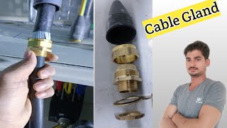 How to Cable Glanding  Cable Gland Kaise Karte Hai  Armored Cable Gland Installation  Usman Ele [upl. by Odrahcir]