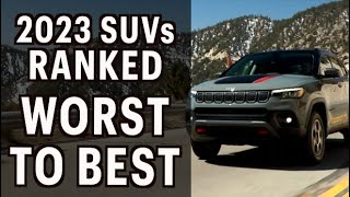 Every 2023 Compact SUV Ranked from Worst to Best [upl. by Charla784]