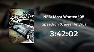 Need for Speed Most Wanted 05  Speedrun Career Any Glitches  34202 PB [upl. by Dier]