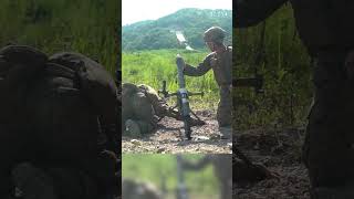 Mortar Duel Efficiency and Fire Rate US Marines using 81mm VS 60mm [upl. by Nodal]