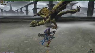 Monster hunter frontier G  Gold rathian Tonfa [upl. by Procora264]