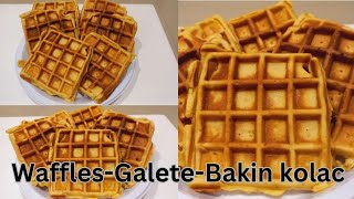 Wafli sa bananomRecept koji ce vam uvijek uspjetiWaffles with banana amazingly delicious [upl. by Wilde237]