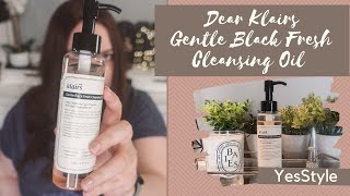 Dear Klairs Gentle Black Fresh Cleansing Oil Review  Neveen Wood [upl. by Jordon]