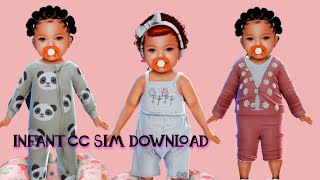 SIMS 4 BEST URBAN CC  INFANT CC FOLDER [upl. by Llerdnad]