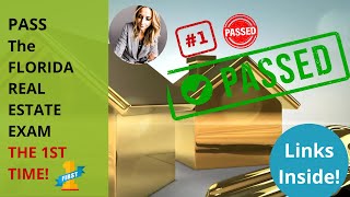 ✨🎉Ace the Florida Real Estate Exam on the 1st try 🎉 I passed so can you 📢Links inside✨ [upl. by Materse]