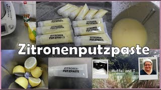 Zitronenputzpaste natürlicher Zitronenreiniger [upl. by Eelnodnarb]