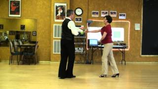 Cha Cha Lesson 12 Back Catch Wrist Check [upl. by Drobman]