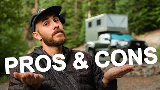 6 Pros and Cons Of A Truck Camper [upl. by Lyrak]