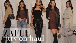 ZAFUL TRY ONSTYLING HAUL  REVIEW  is it worth it [upl. by Rosati848]