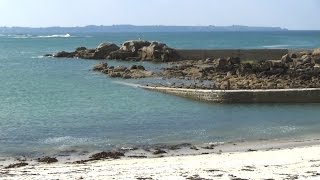 Ploemeur  Plage de Sable Blanc du Courégant  Morbihan  Bretagne  France [upl. by Cardinal599]