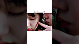 Hidden love cute kiss scene ❤️🔥🦋ll love chinesedrama kdrama shorts [upl. by Airuam]