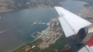 Landing at Kefalonia in a Sky Express Jetstream 41 [upl. by Rhody565]