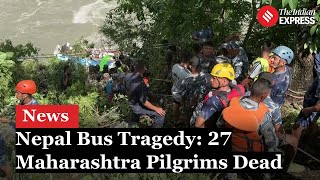 Tragic Bus Accident in Nepal Claims 27 Indian Lives [upl. by Kalk]