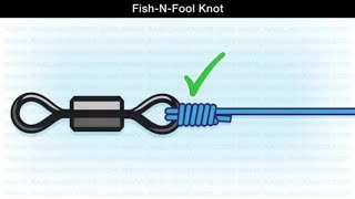 How to tie a Fishing Knot  Braid to Swivel Knot [upl. by Ajnat]