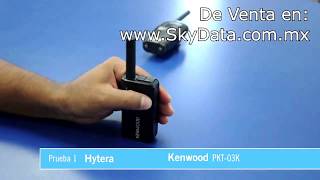 Radio KENWOOD PKT03K  PKT23K Prueba de Resistencia [upl. by Heilner807]