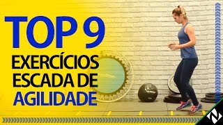 TOP 9 EXERCÍCIOS ESCADA DE AGILIDADE  Treino Funcional  Natural Fitness [upl. by Noinatrad]